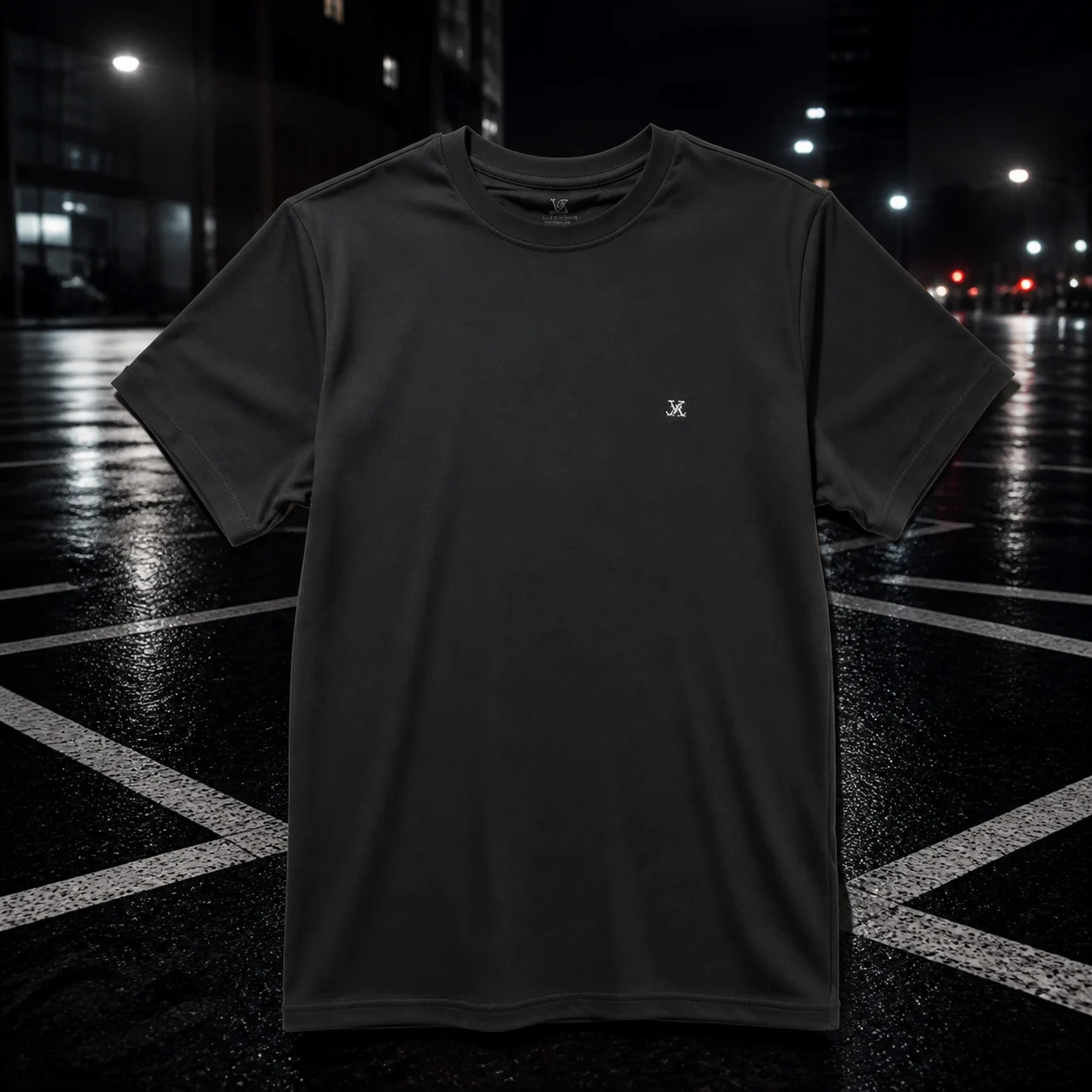 The Statement Tee — Asphalt — 260 GSM heavyweight cotton in Asphalt. Boxy unisex fit.