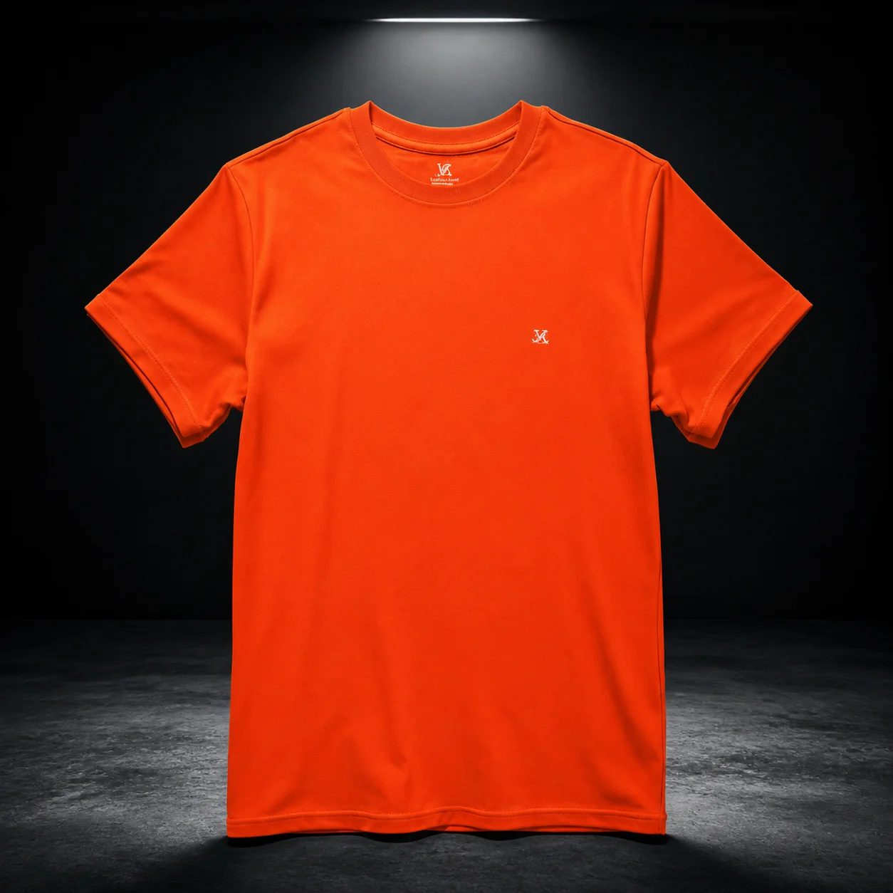 The Statement Tee — Signal — 260 GSM heavyweight cotton in Signal. Boxy unisex fit.